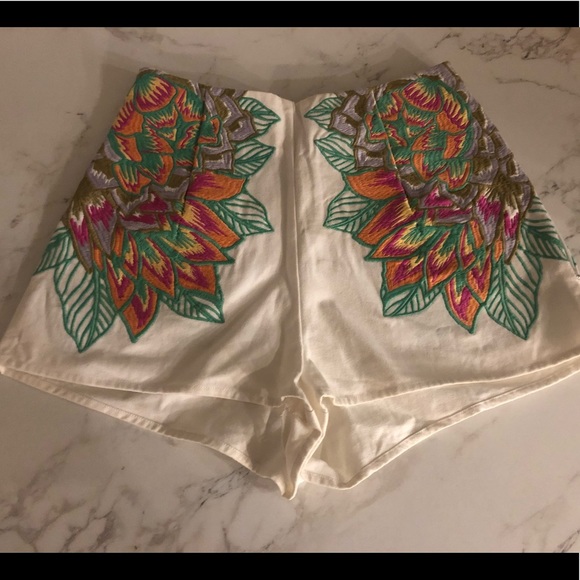 ✨HOST PICK ✨MARA HOFFMAN SWIM EMBROIDERED HIGH RISE SHORTS - Picture 10 of 10